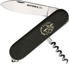 Aitor Gran Quinto Pocket Knife Stainless Blade Tools Green ABS Handle - 16035V