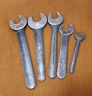 Vintage Williams & Billings Single Open End  Wrenches LOT OF 5
