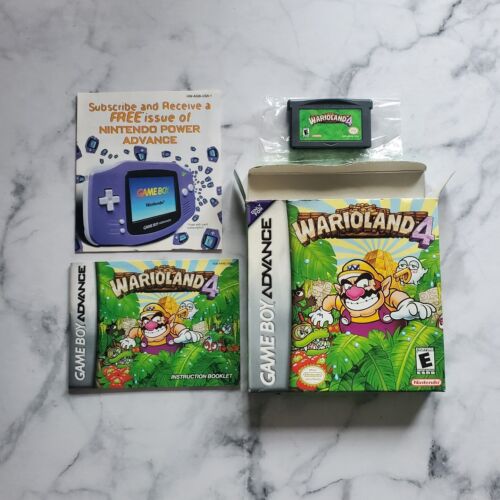 Warioland 4 TESTED Nintendo Game Boy Advance GBA 2001 Complete CIB Manual Box