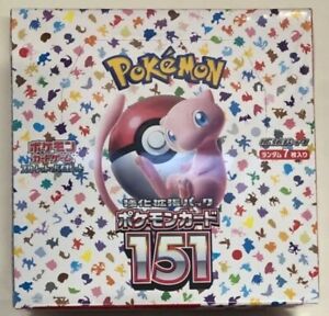 Pokemon Card Booster Box Pokemon card 151 sv2a Japanese NEW w/shrink
