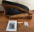 19 String harp SOLID WOOD Extra Strings & Carrying case Great for Teenagers