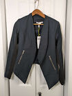 BCBG Maxazria NWT Women's Size 2 Pinstripe Blazer Jacket Navy Blue