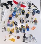 Lego Lot Assorted Bricks Pieces Parts Bulk 20 Minifigs Mini Figures 2lbs Manuals