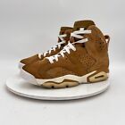 Nike Air Jordan 6 Retro Men Size 8.5 384664-705 Brown Wheat Mid Basketball Shoes