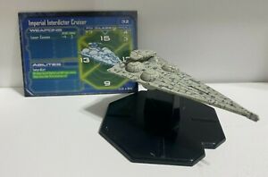 Star Wars Miniatures: Starship Battles Imperial Interdictor Cruiser #34