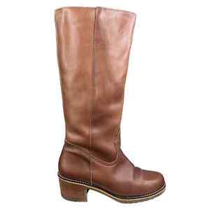 Vintage L.L. Bean Women's Blondo Brown Lined Riding Boots Size US 9