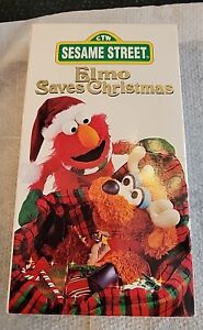 Elmo Saves Christmas [VHS] Sesame Street Classic - Vintage, Slip Case,Great Cond