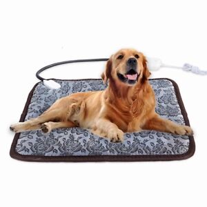 Adjustable Heating Pad for Cat Dog Pet Electric Heater Mat Warmer Bed Waterproof