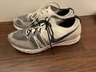 Sz10.5 - Nike Flyknit Trainer 2017 OG White/Black, Used Okay Condition, Flywire