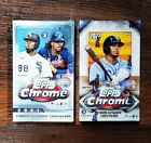 2021 & 2022 Topps Chrome Baseball Cards Hobby Box Lot! Acuna, Ohtani, Trout