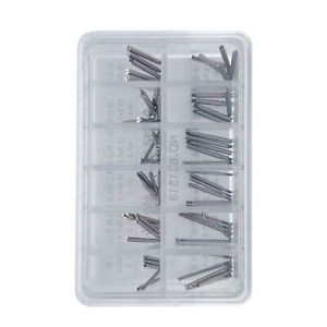 60pcs Watch Band Link Screw Pin with 1.0mm 1.2mm 1.4mm Thread Bracelet Parts