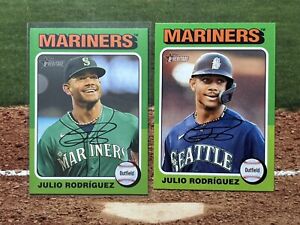 New Listing2024 Topps Heritage Julio Rodriguez #286 Image Variation SP Seattle Mariners