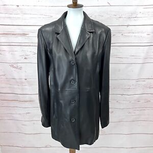 Danier Canada Buttery Soft Nappa Leather Trench Coat Jacket