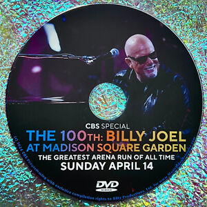 THE 100TH: BILLY JOEL AT MADISON SQUARE GARDEN DVD plus BONUS Material STING