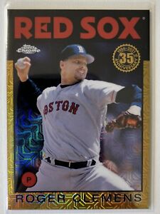 New Listing2021 Topps Series 1 ROGER CLEMENS 1986 CHROME (SILVER PACK) GOLD #08/50 REDSOX