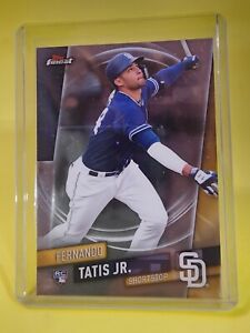 2019 Topps Finest Fernando Tatis Jr Rookie Card RC #85 San Diego Padres