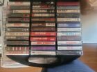 Huge Cassette Tape Lot Of 126 Plus Storage Cases Heavy Metal 80'S Country More