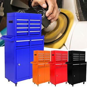 5 Drawers Rolling Tool Box Cart Tool Chest Tool Storage Cabinet with Wheels New