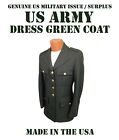 COAT MEN'S US ARMY GREEN AG-489 SERVICE DRESS UNIFORM JACKET CHOOSE SIZE