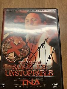 TNA Wrestling Unstoppable:The Best of Samoa Joe DVD, 2006 WWE AEW IMPACT Signed