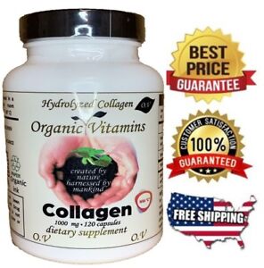 COLLAGEN HYDROLYZED 120 PROTECT SKIN BONES support MUSCLES nail Hair