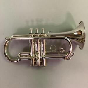 New ListingYAMAHA YCR-2610S Eb Cornet Silver-plated used From Japan