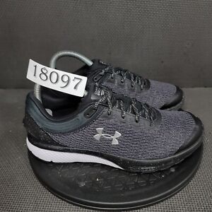Under Armour Charged Escape 3  Shoes Womens Sz 8.5 Black Gray White Trainers Sne