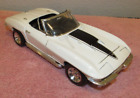 READ DESCRIPTION 1967 Chevy Corvette 427 1:18 Scale Diecast Car White - ERTL