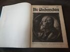 Vtg Lot of 26 WW1 WWI German Die Wochenschau illustrated Newspaper Magazine 1917