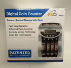 NEW Royal Sovereign 2 Row Electric Coin Counter Anti-Jam Digital Display FS-2D