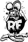 2-PACK RAT FINK  ED ROTH RAT ROD HOT ROD STICKER TOOLS GAS OIL VINTAGE RACING