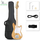 New ListingNew 4 Strings 30in Short Scale Thin Body GB Electric Bass Guitar Kit