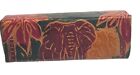 New ListingVintage Leather Elephant Embossed Multicolor Lipstick Holder Case Mirror India