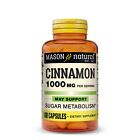Mason Natural Cinnamon 1000 mg - Healthy Blood Sugar Metabolism, 100 Capsules