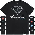 Diamond Supply Co. Men's Logo Graphic Short Sleeve Crew Neck Tee T-Shirt - Black