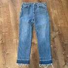 7 For All Mankind Edie Distressed High Waisted Jeans 31