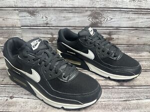 Nike Air Max 90 Running Shoes DH8010-002 Black/Black-White US Women Size-9