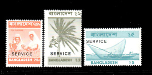 Bangladesh Scott O9, O12, O13 Official Stamps, Mint Never Hinged, SCV $205.00