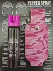 Police Magnum pepper spray 4oz HP Safety Lock Pink Camo Holster CLOSE OUT SALE