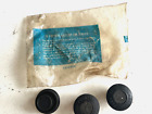 Three  Black 1876506 Vintage DELCO Push-In Battery Caps