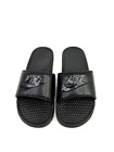 Nike Slides Benassi JDI Men's Size 11 Black Sandals 343880-001 EUC