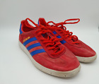 Adidas Handball Spezial Mens Shoes Size 9 Red Blue Suede Athletic Sneakers