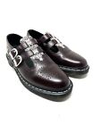 DR. MARTENS Shoes Size 10 Mary Jane Rare Burgundy Lace Shoes