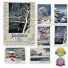 VTG RARE 36-Pack Japanese Woodblock Snow Scene Print Blank Note Cards MFA Boston