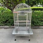 Stainless Steel SUS201 Dome Top Style Bird Macaw Cage Parrot Cage 24