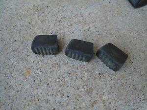 (1) ONE VINTAGE ORIGINAL PREMIER FLAT BASE SNARE/CYMBAL STAND RUBBER TIPS-VG!
