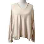 Magaschoni Sweater Hoodie Cream Ivory Pullover Women’s 3X