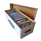 BCW Media Storage Box For Holds DVD Video Games PS XBOX Manga Durable Cardboard