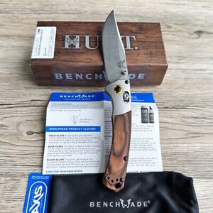 - Classic Mini Stabilized Wood | New 15085-2 & S30V Benchmade Folding Knife -