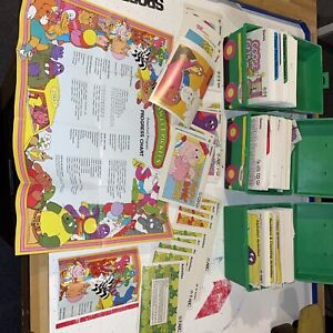 Vintage Sweet Pickles Preschool Program Learning Case Activity Bus With Cards
